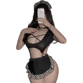 Костюм служниці JasmyGirls: сексуальний набір для косплею, рольових ігор та вечірок