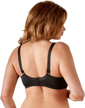 Сексуальна білизна для жінок Cottelli Collection Plus: бюстгальтер з підняттям та боковими кісточками, чорний, 260 г