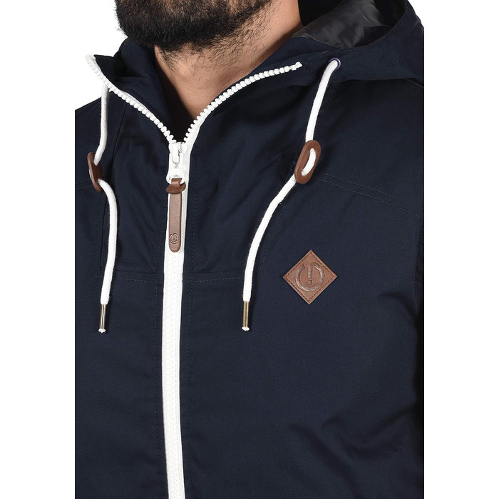 Чоловіча демісезонна куртка-вітровка Solid SDTilly, темно-синя (Insignia Blue), розмір L