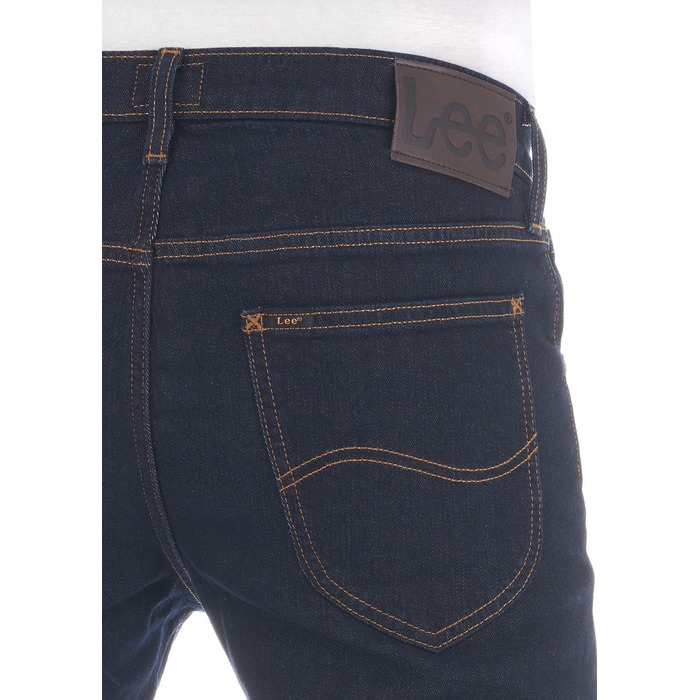 Чоловічі джинси Lee Daren Regular Straight Fit з еластичним стрейч-ефектом, темно-сині (Rinse Blue), 33W/30L
