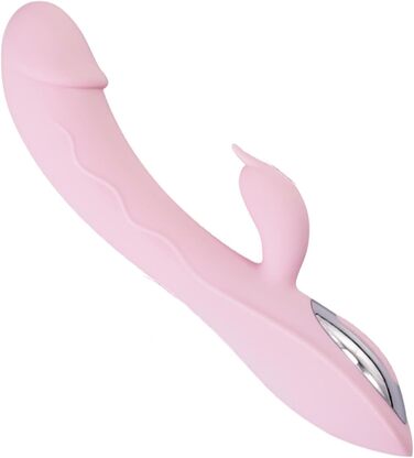 Вібратор G-Spot з силікону для жінок, 7 режимів, рожевий