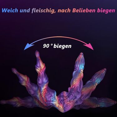 Анальний стимулятор з силікону Hmxseu Monster Doppeldildo - подвійний дildo, 34 см, для жінок, чоловіків, пар