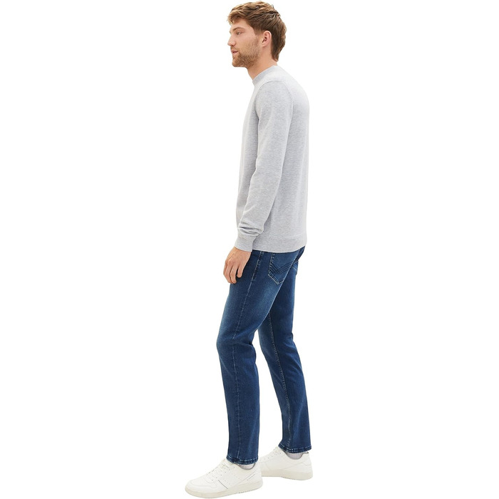 Чоловічі джинси Tom Tailor Josh Regular Slim, колір Mid Stone Blue Black, розмір 34W/32L