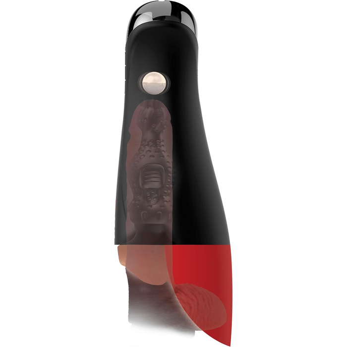 Мастурбатор PDX Elite Fuck-O-Matic Pro XL, коричневий, 34.9 см