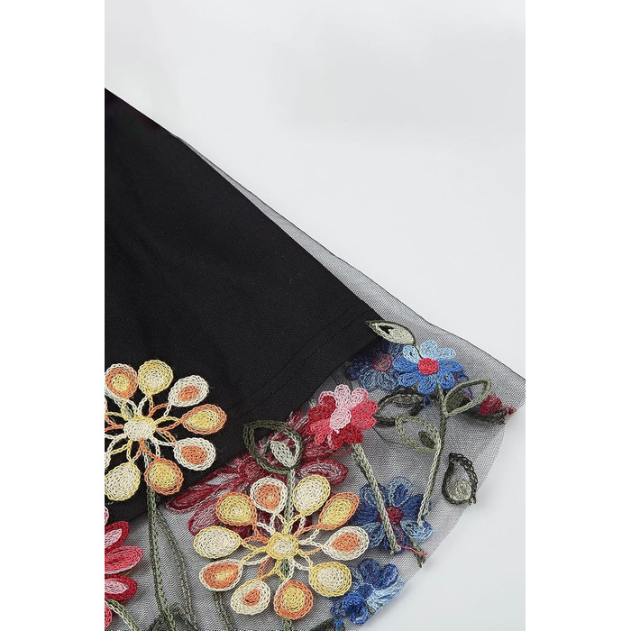 Сукня Rockabilly AXOE: святкова, з тюлю, A-силует, для вечірок та гостей на весіллі, F09 L