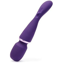 We-Vibe Wand 2 - Масажер-вібратор для жінок, бездротовий, керування через додаток, 10 рівнів інтенсивності, тихий, водонепроникний, перезаряджуваний (фіолетовий)