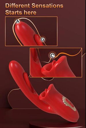 Вібратор JFRong Silikon 3-в-1 Кролик з 10 режимами вібрації, стимулятор G-точки та ануса, для жінок та пар
