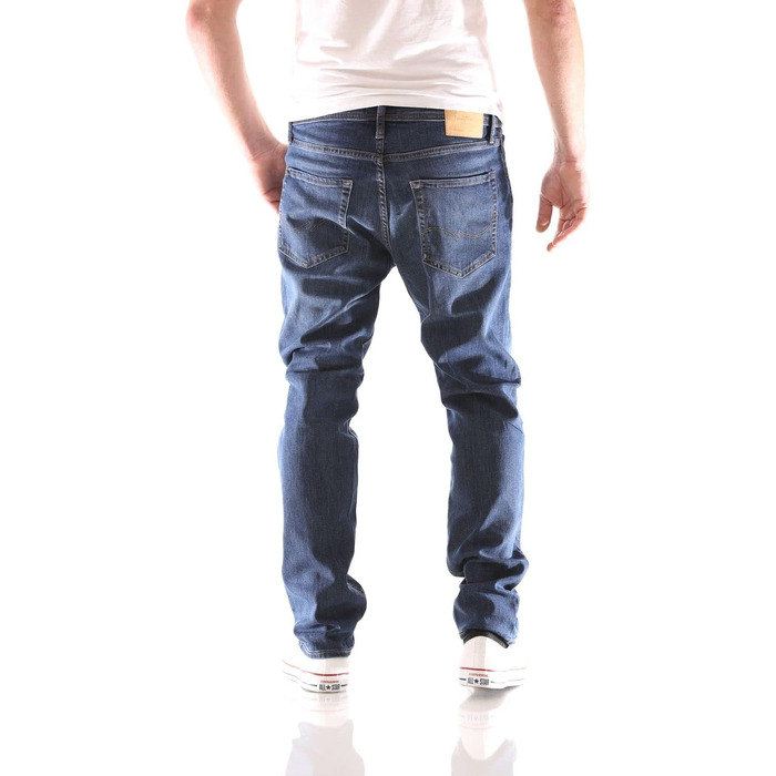 Чоловічі джинси Jack & Jones Tim Original AGI 005 Slim/Straight Fit, сині (814 Blue Denim), 38W / 30L