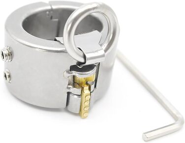 Металевий ходовий розтягувач з 4 шипами та замками. Набір для чоловіків. Сріблястий колір. Інтимні іграшки для дорослих.