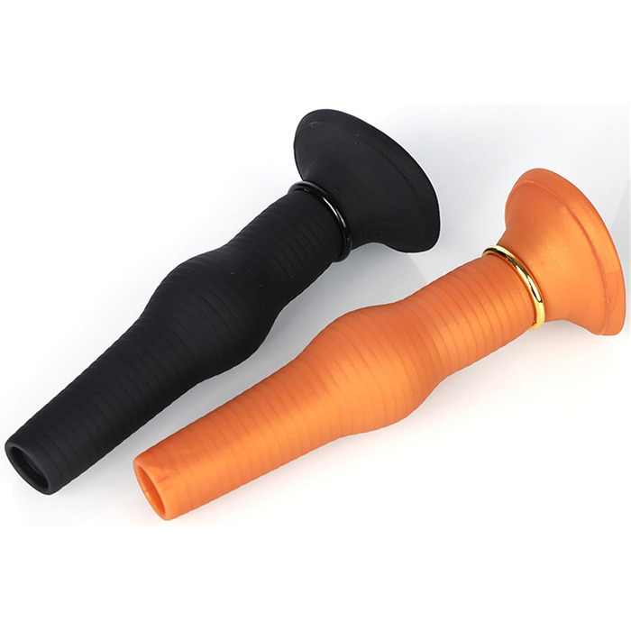 Анальний дилдатор-яйце з силікону ZDJBFA, великий овоїд, для дорослих, чорний