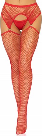 Сет мереживних панчіх з пришитим поясом Leg Avenue (універсальний розмір, багато кольорів)