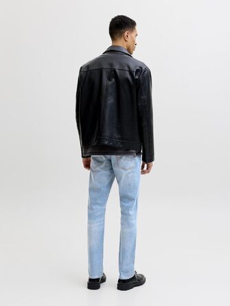 Чоловічі джинси Slim Fit Jack & Jones JJIGLENN JJORIGINAL SQ 330 NOOS, синій денім, 32W/32L