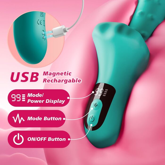 Вібратор дилда для пар, набір вібраторів для жінок G-точка, кліторальний стимулятор, 9 режимів вібрації, 23 см, XXL