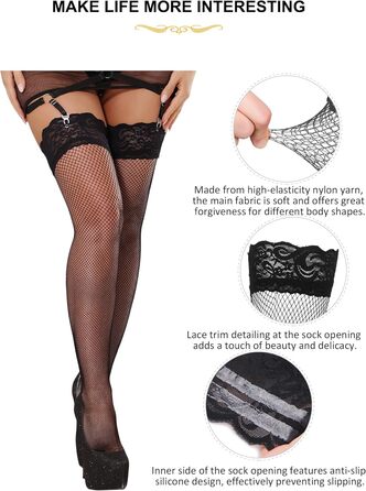 Жіночі мереживні стрінги-стрічки з квітковим принтом, для стегон, 4 ремінці, металевий кліп, великі розміри, сексуальні мереживні стрінги 16-18, чорний #стрінги та панчохи