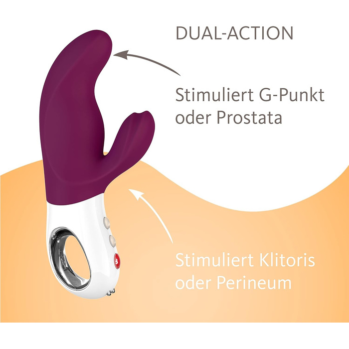 Вібратор для жінок Rabbit MISS BI (фіолетовий) - вібратор-зайчик, дildo з 100% медичного силікону