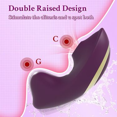 Вібратор для клітора з функцією насоса та пульсації JFRong - 10 режимів, з пультом дистанційного керування