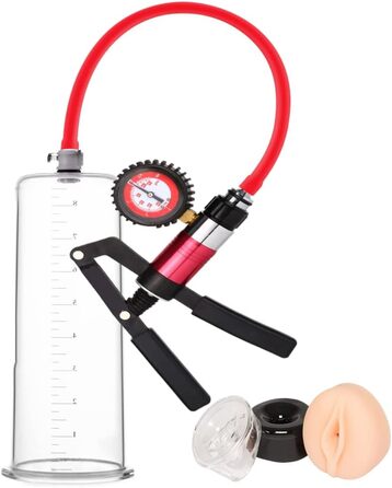 Вакуумний насос для збільшення пеніса Pennis Xxl: збільшення розміру, набір з запасними частинами, 9 дюймів, для чоловіків