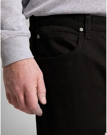 Чоловічі джинси LEE Regular Straight Fit Daren Zip Fly, темно-сірі (Very Dark Stone)