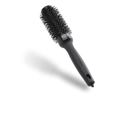 Керамическая круглая щетка для укладки волос Olivia Garden Expert Blowout Shine, антистатическая, 35 мм, черный цвет