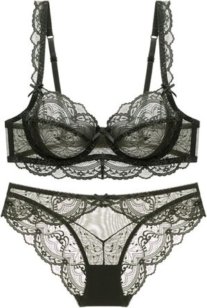 Бюстгальтер MOONBADI для жінок, квітковий, без кісточок, мереживний, бралетт, без підкладки, з сіткою, V-подібний виріз, для щоденного використання, піднімає груди, розмір 42/95C, зелений