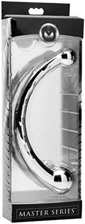 Сталевий дилда G-spot серії Master - вигнутий дизайн