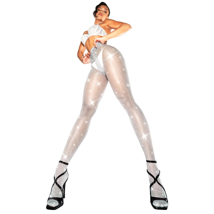 Шкарпетки-стрінги Softy Strapsstrümpfe для жінок 15 DEN – шовковисті нейлонові шкарпетки для стрінг-пояса, шкарпетки та стрінг-тримачі окремо. Білі.