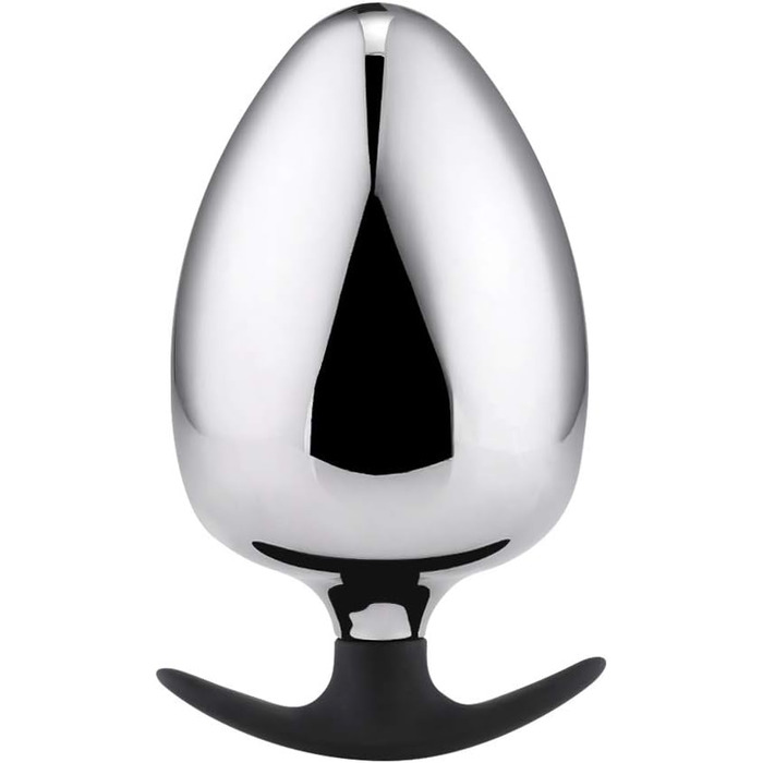 Анальний плагін з нержавіючої сталі, великий анальний ділдо для чоловіків та жінок, масажер простати, іграшка для БДСМ, анальний стимулятор