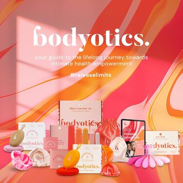 Bodyotics Тренажер для дна тазу для жінок - Комплект для тренування Kegel - 6-частинний набір для початківців