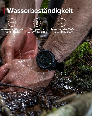Спортивний багатофункціональний годинник для активного відпочинку Suunto Core All Black (унісекс)