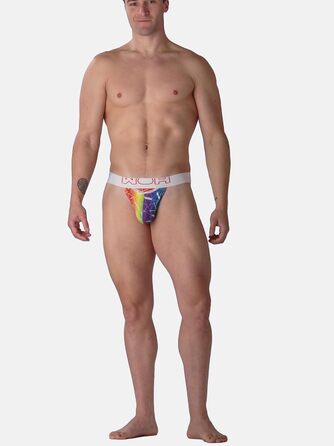 Чоловіча трусики-танга G-string від WOH: сексуальна білизна з принтом для особливих випадків