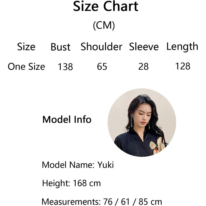 Жіночий халат-кімоно з довгим рукавом з атласу, квітковий принт, чорний градієнт - Lotus