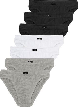Труси чоловічі s.Oliver (7 шт. в упаковці) білі, сірі, чорні (S)