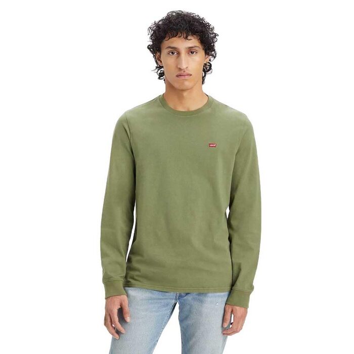 Чоловіча футболка з довгим рукавом Levi's Original Housemark Tee, розмір XL, колір Bluish Olive