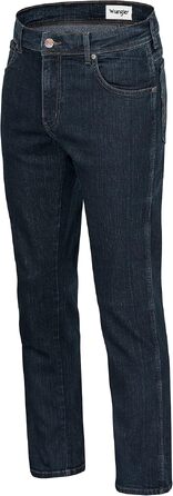 Чоловічі стрейч-джинси Wrangler Texas Regular Fit Authentic Straight, Blue Black (W40/L32)
