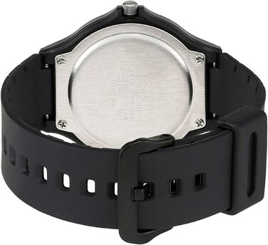 Аналоговий кварцовий годинник Casio Collection Unisex з полімерним ремінцем (Чорний/Золотий)