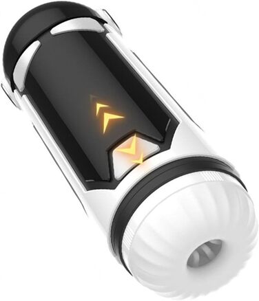 Електричний масажер для чоловіків з функцією нагріву та телескопічним дизайном