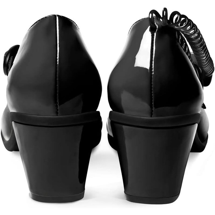 Жіночі туфлі Mary Jane Hot Chocolate Design Chocolaticas Funky Ballerina, чорні, розмір 39 EU, модель Call Me