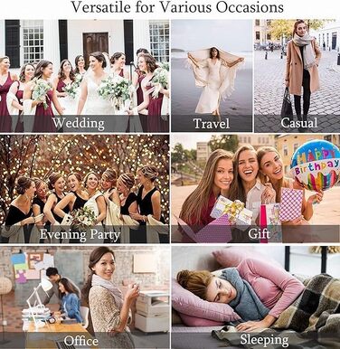 Жіноча пашміна-шаль Vimate, м'який шарф-покривало для вечірніх суконь, смарагдовий