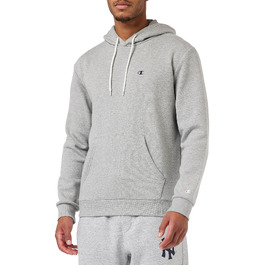 Чоловічий худі Champion Powerblend Fleece Legacy Basics, світло-сірий (Light Heather Grey), розмір M