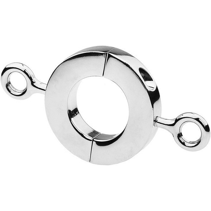 Металевий кільце для статевого члена з шкіряними наручниками, розтягувач яєчок, вага для яєчок, для чоловіків. Іграшки для дорослих, BDSM, Бондаж