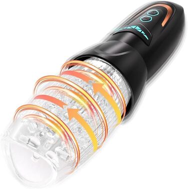 Портативний тренажер для чоловіків з багаточастотною ротацією, легко очищається