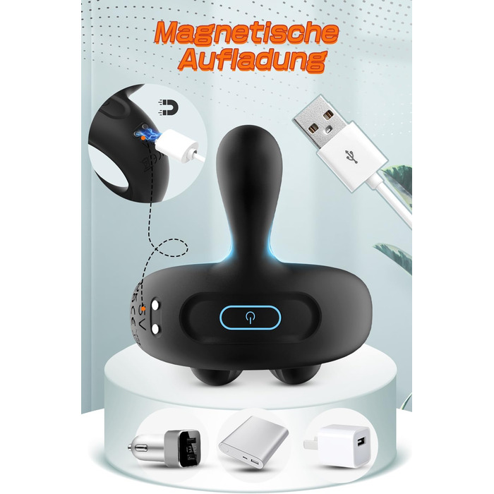 Вібратор для чоловічого статевого органу, кільце-вібратор для пар, масажер для ерекції, чорний