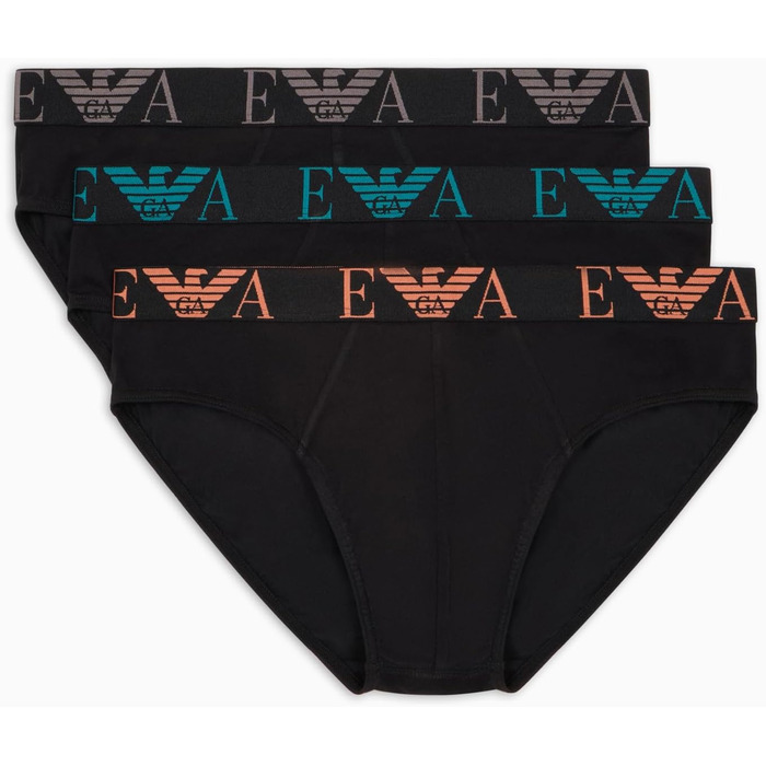 Труси чоловічі Emporio Armani (3 шт. в упаковці) (L, чорний)