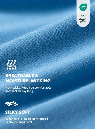 Боксерки чоловічі Separatec 7 шт. з подвійним мішечком, бамбукові, дихаючі, м'які (S, кольори: сіро-блакитний/темно-синій/оливковий/чорний/темно-сірий/темно-фіолетовий/сіро-ліловий)