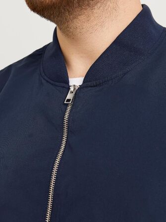 Чоловіча куртка-бомбер JACK & JONES Blousonjacke, темно-синя, розмір 5XL