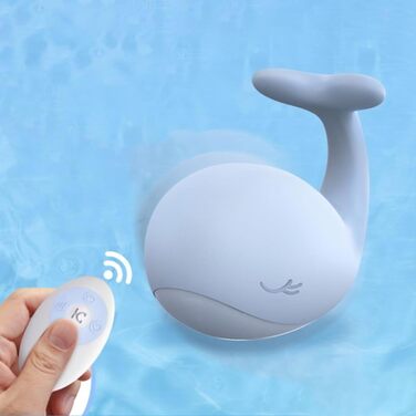 Вібруюче яйце 5 частот Blue Whale з пультом дистанційного керування, силіконовий вібратор для G-точки, мастурбатор, сексуальна іграшка