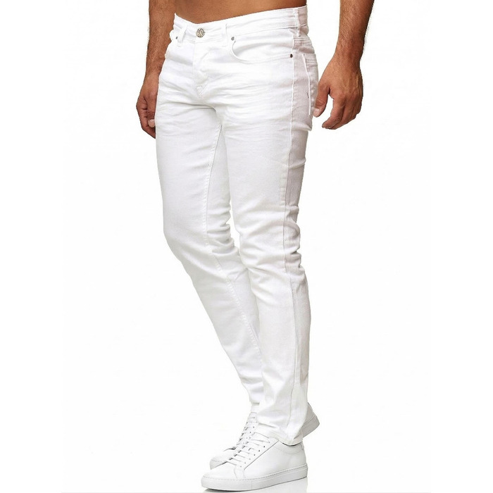 Чоловічі джинси Slim Fit Tazzio Jeans Denim 16533, білі, стрейч