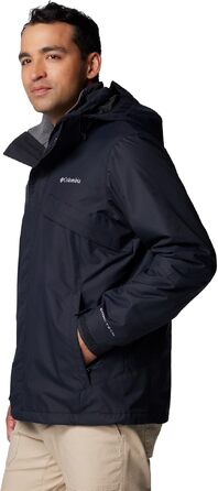 Чоловіча зимова куртка 3 в 1 Columbia Bugaboo Fleece Interchange, Ancient Fossil, розмір L