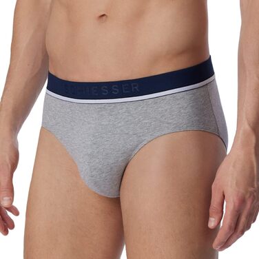 Сліпери чоловічі Schiesser Sip (S, 6 шт. сірий/синій/чорний)