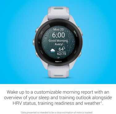 Спортивний смарт-годинник Garmin Forerunner 265S AMOLED, 42 мм, Whitestone/Neo Tropic — для бігу та тренувань